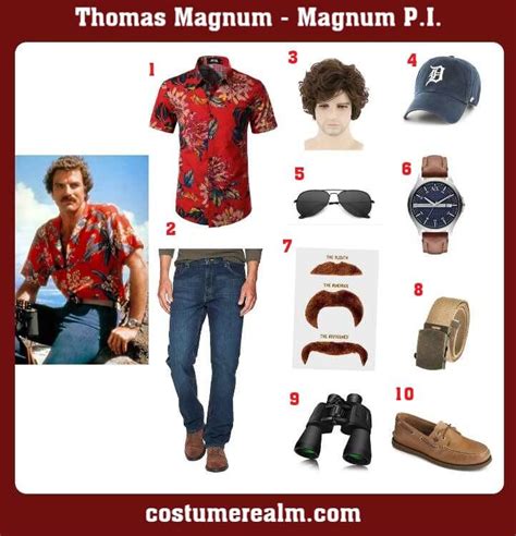 magnum pi outfits.